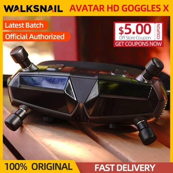 Оригинальные Очки Walksnail Avatar HD Goggles X OLED-Экран 1920*1080 1080P/100fps FOV50 ° HDMI Встроенный Гироскоп Для RC FPV Беспилотного Автомобиля Изображение