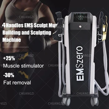 Машина для Похудения Тела EMSzero Hi-Emt 6500w с 4 Ручками и дополнительной Подушечкой для стимуляции Таза Muscle Sculpt New Изображение