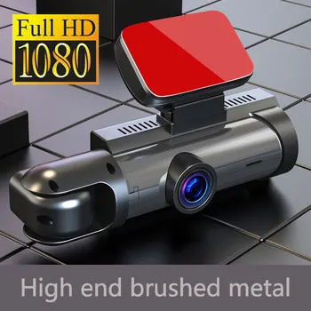 Скрытый Автомобильный WIFI F5 HD 1080P С Двойным Объективом Внутри автомобиля Dash CamThree Way Camera DVRs Recorder Видеорегистратор Dashcam Camcorder Изображение