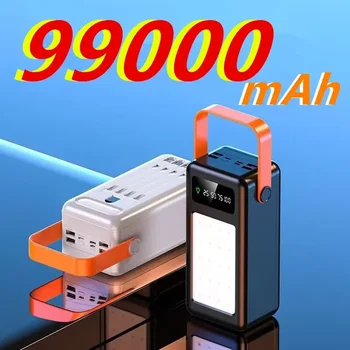 99000 мАч Power Bank Dual USB Power Bank 99000 мАч Портативное Внешнее Зарядное Устройство Для iPhone Xiaomi Samsung Phone Изображение