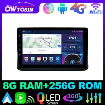 Owtosin QLED 1280*720 P 8 Core 8 + 128 Г GPS Автомагнитола Для Toyota Noah Voxy Esquire R80 2014-2021 Carplay Android Auto 4G LTE WiFi Изображение