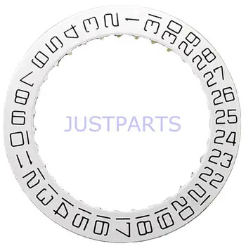 Швейцарское белое дисковое колесо с датой для даты ETA2824 в виде 3 квадратных букв Изображение