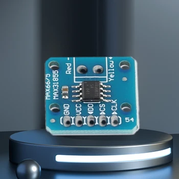MAX6675/MAX31855 Диапазон Модуля Датчика Измерения температуры -200 ℃ ~ + 1350 ℃ Набор Датчиков Термопары типа K для Arduino DIY Изображение