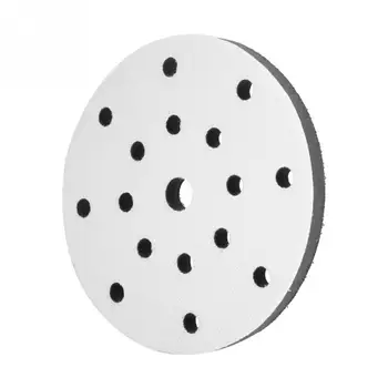 Полировальный диск с 6-15 отверстиями диаметром 150 мм, мягкая буферная губка, интерфейсная подушка для шлифовальных кругов Изображение