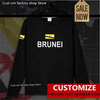 Нация Брунея BRN Bruneian мужская толстовка с капюшоном, пуловеры, толстовки, мужская толстовка, новая уличная одежда, Спортивная одежда, спортивный костюм, нация Изображение