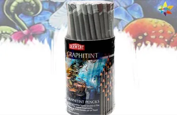 24 цветных нетоксичных графитовых карандаша, набор цветных карандашей для рисования, принадлежности для рукоделия, графитовый карандаш lapis de cor Derwent 72 шт./лот Изображение