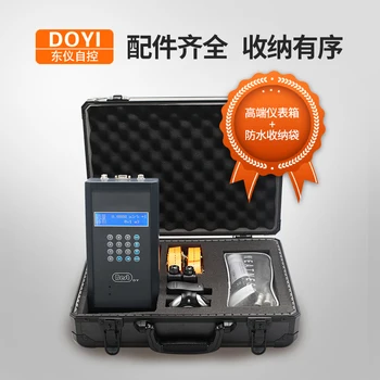 Ручной ультразвуковой расходомер Dongyi, портативный расходомер, датчик внешнего зажима, счетчик горячей воды и жидкости Изображение