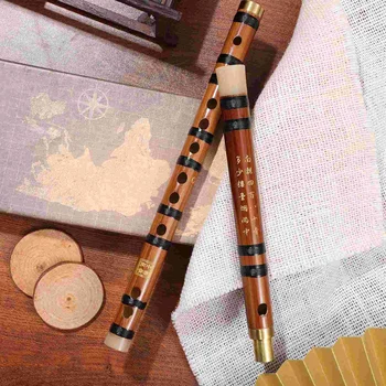 Бамбуковая Флейта Сладкий Музыкальный Инструмент Профессиональный Китайский Хулуси Флата Пан Изображение